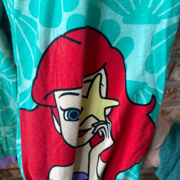 Disney XL Women Pajama Pants Ariel Little Mermaid Jogger Casual Lounge Sleep - Picture 3 of 4